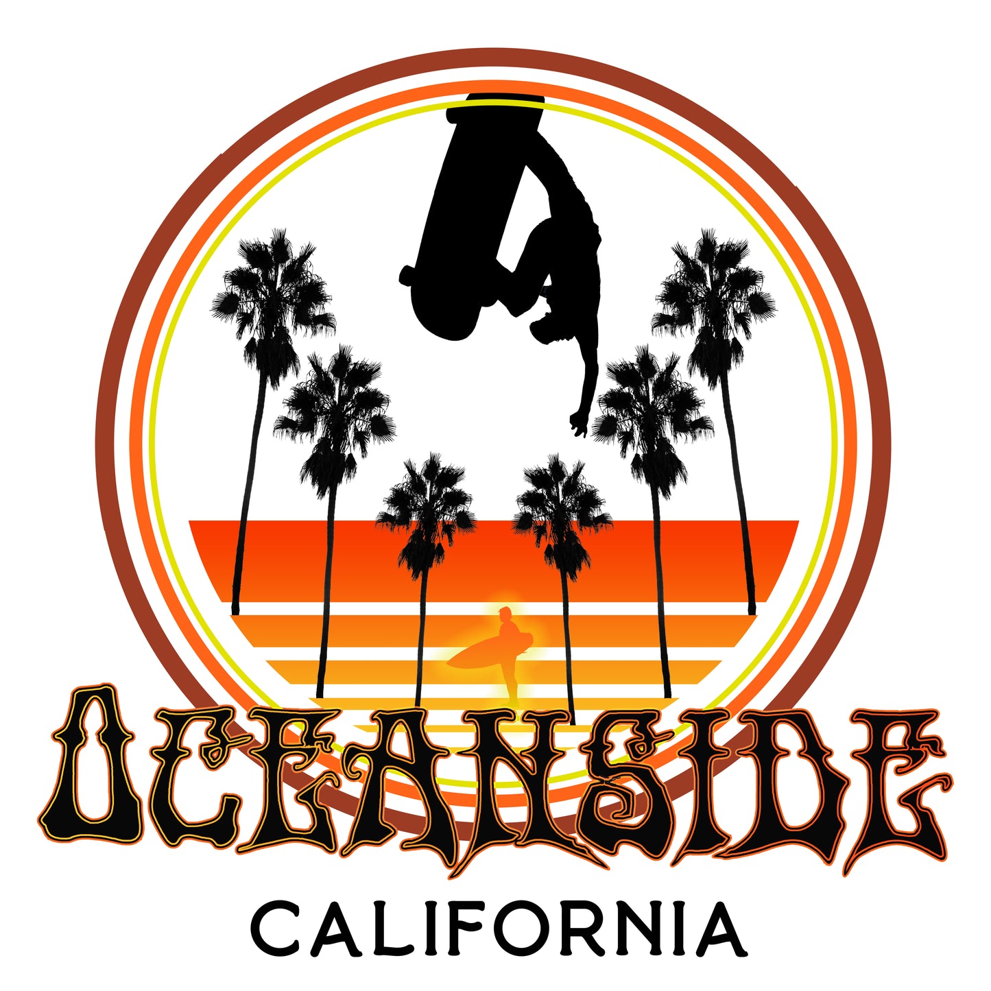 Oceanside sticker